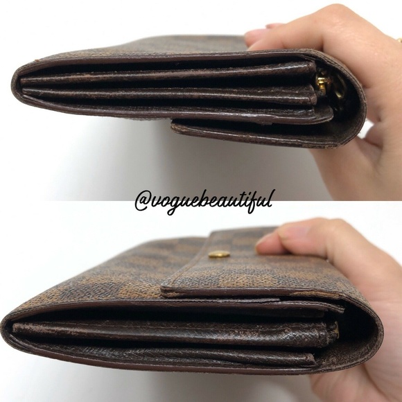 Louis Vuitton Sarah Wallet Damier Ebene Authentic - Picture 7 of 8